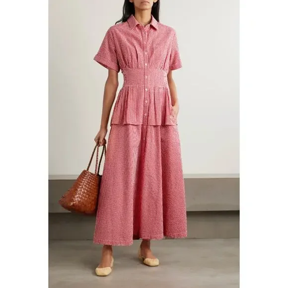 ROSIE ASSOULIN Boogie Woogie Bugle Boy Dress in Seersucker Gingham Women's 2 NWT - Picture 7 of 13